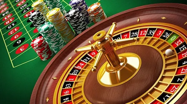 Person playing casino games on a smartphone